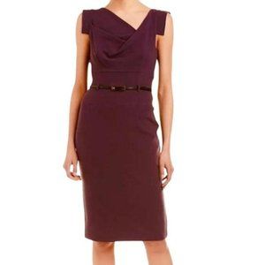 Black Halo Jackie O Burgundy Dress